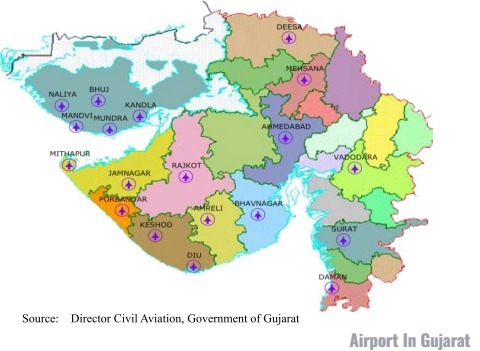 New airport in gujrat